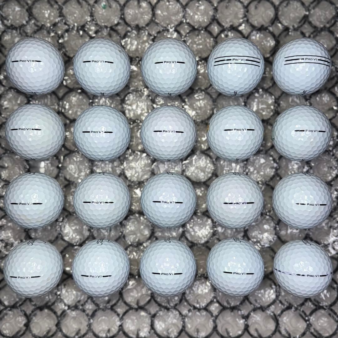 ロストボール タイトリスト pro v1 20球 Sランク 980おまけtee付