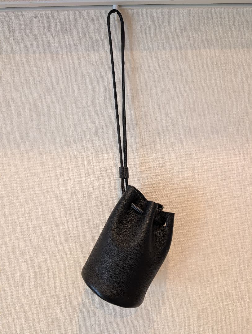 【美品】Aeta ハンドポーチ ハンドバッグ ボンサック 巾着 巾着型バッグ