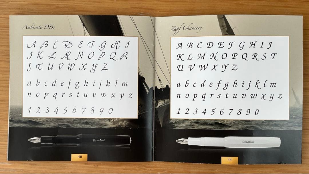 カヴェルコ、カリグラフィセット 1.1／1.5／1.9／2.3、ボディ白色