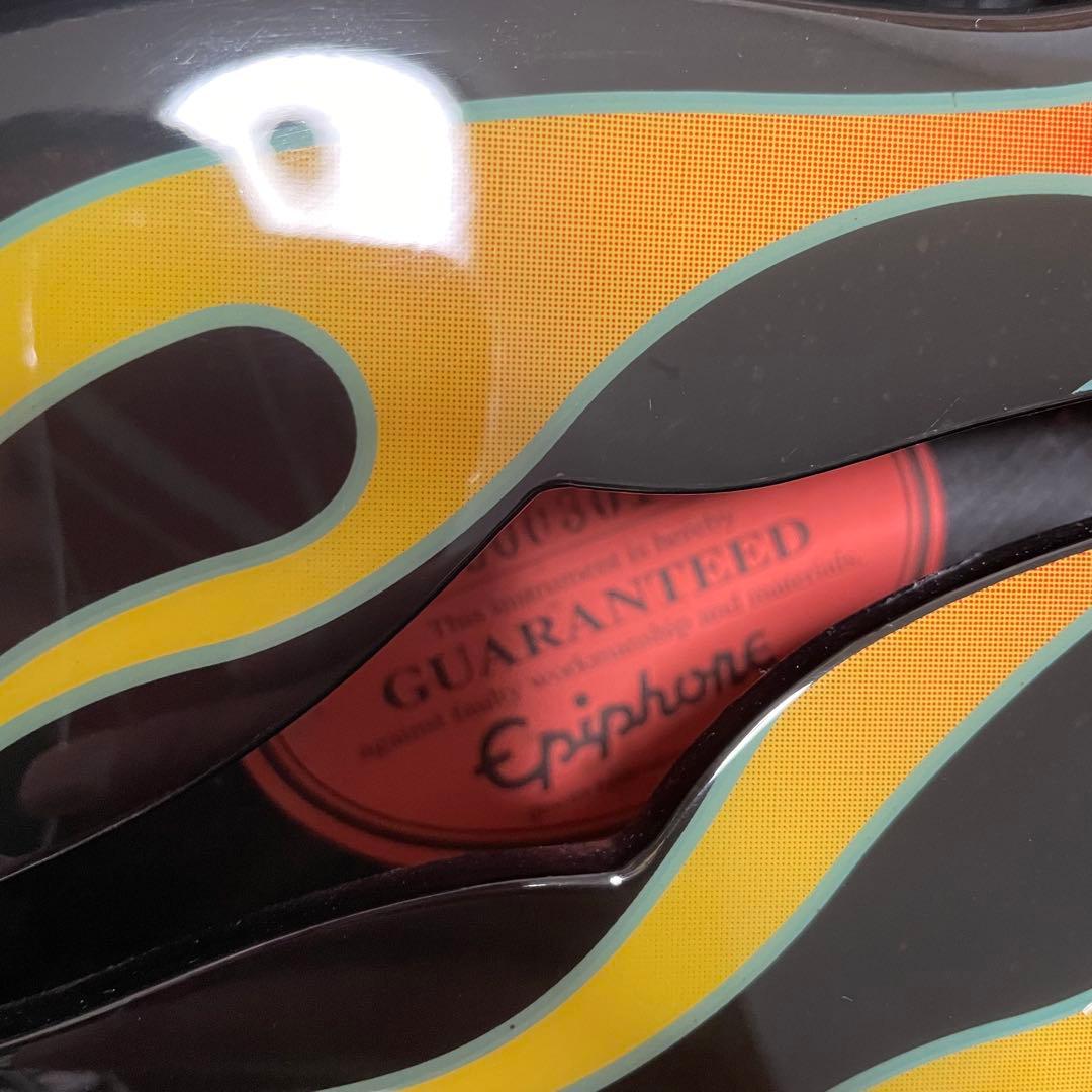 Epiphone FLAMEKAT エピフォン Ebony 指版 セミアコ