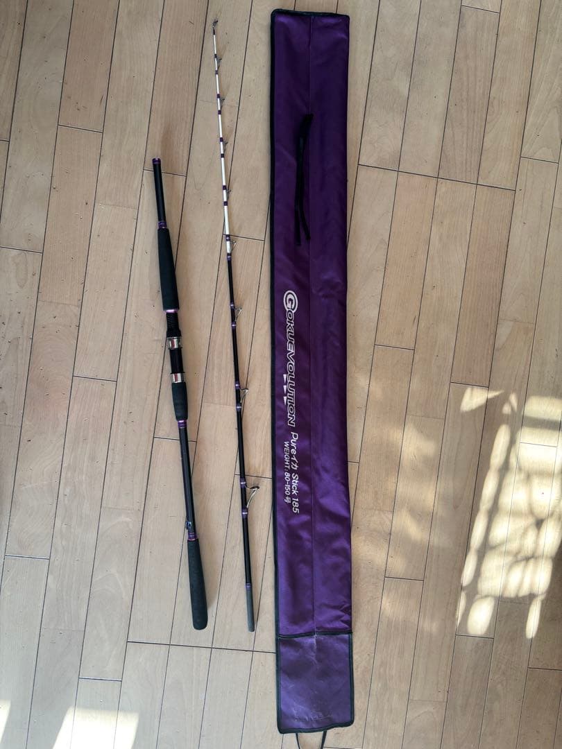ゴクスペ　Pureイカ Stick185 ロッドケース付き