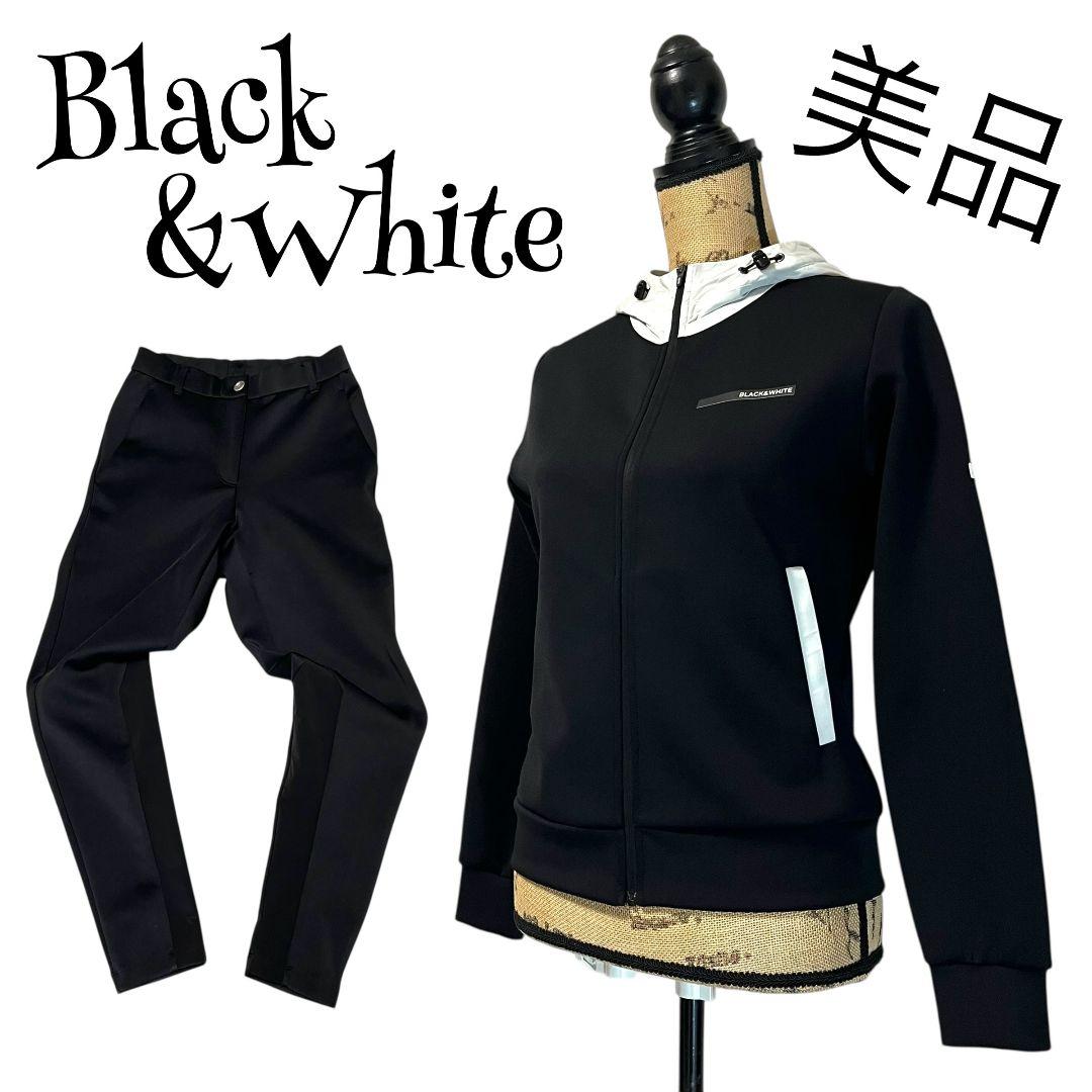 【極美品✨】【M】Black&White ジャージセットアップ レディース