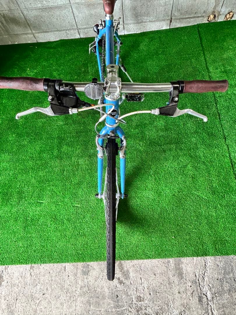 No.18クロスバイクWEEKEND BIKES 460 ライトブルー7段変速