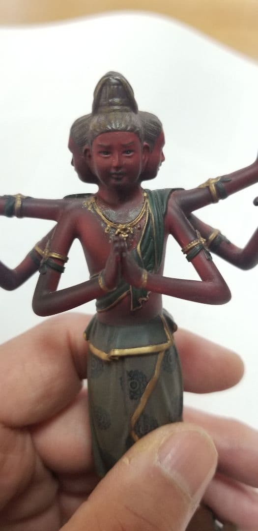 【値下げ】海洋堂 国宝阿修羅展公式フィギュア 興福寺 阿修羅像　美品(中古品)