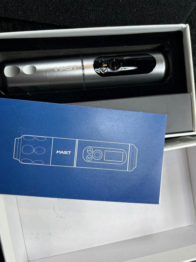 MAST ワイヤレスタトゥーマシン ブラシレスモーター LEDディスプレイ