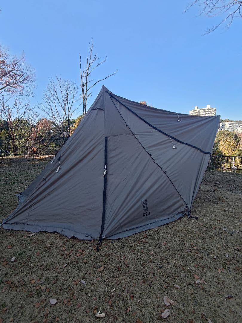 まちゃ【DOD】ヤドカリテント(グレー)