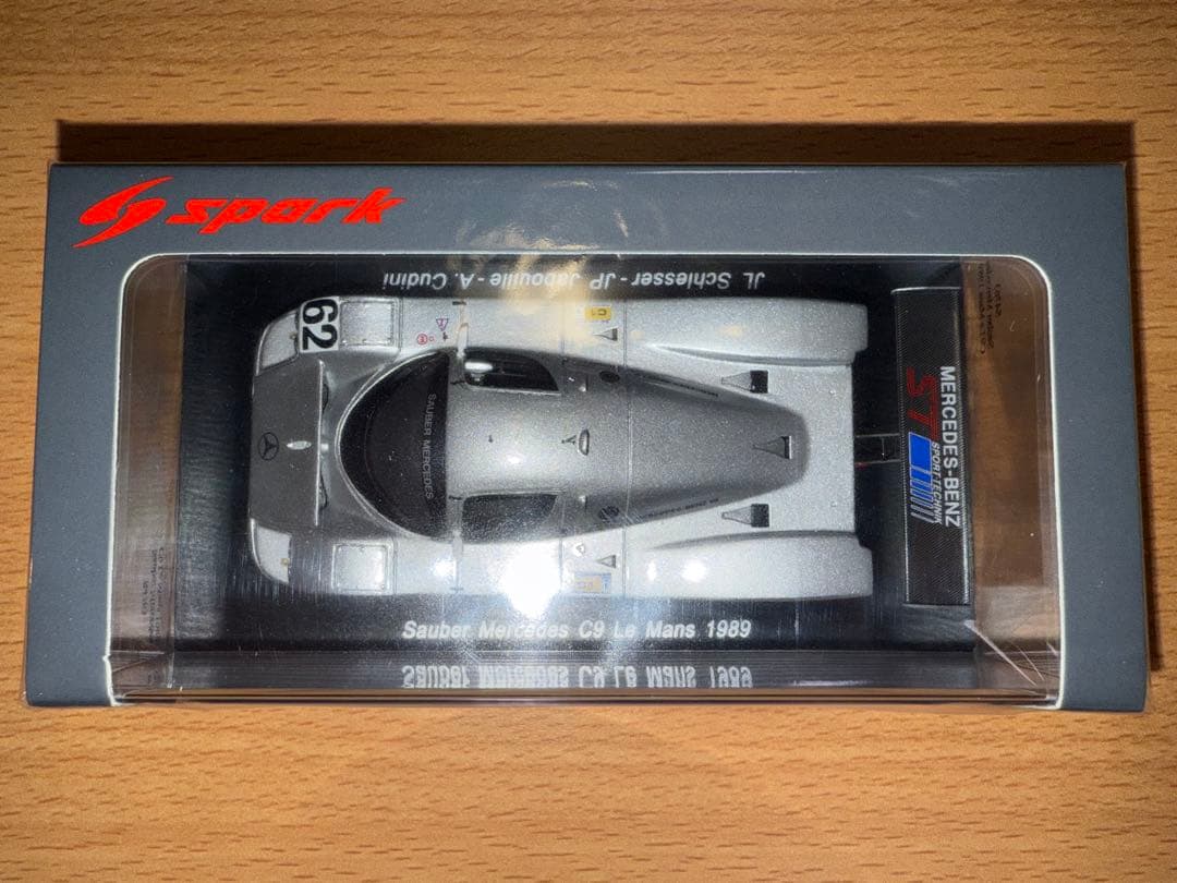 ミニカー 1/43 Sauber Mercedes C9 #62 Le Mans 1989