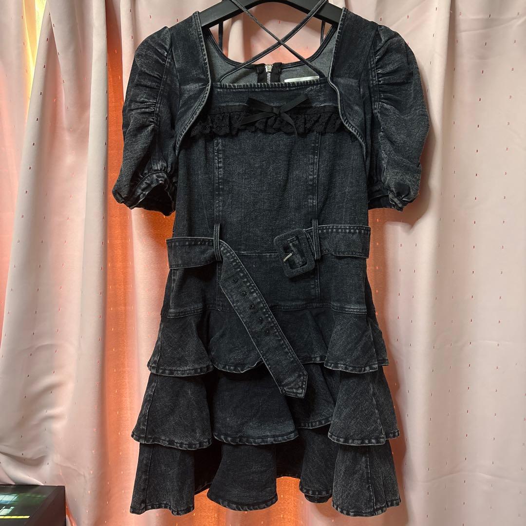 ピウム pium さやぴプロデュースブランド デニムワンピース