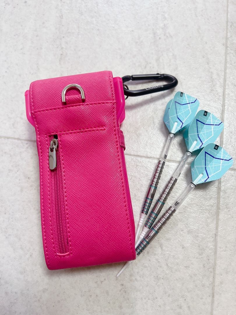 TARGET ダーツ CAMEO SKINNYLIGHT ピンク ダーツケース