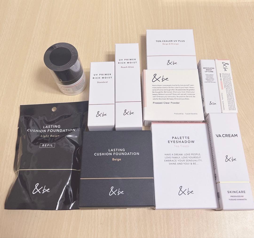 &beクッションファンデ/プライマー/テンシーラー/パウダー/リップ/クリーム