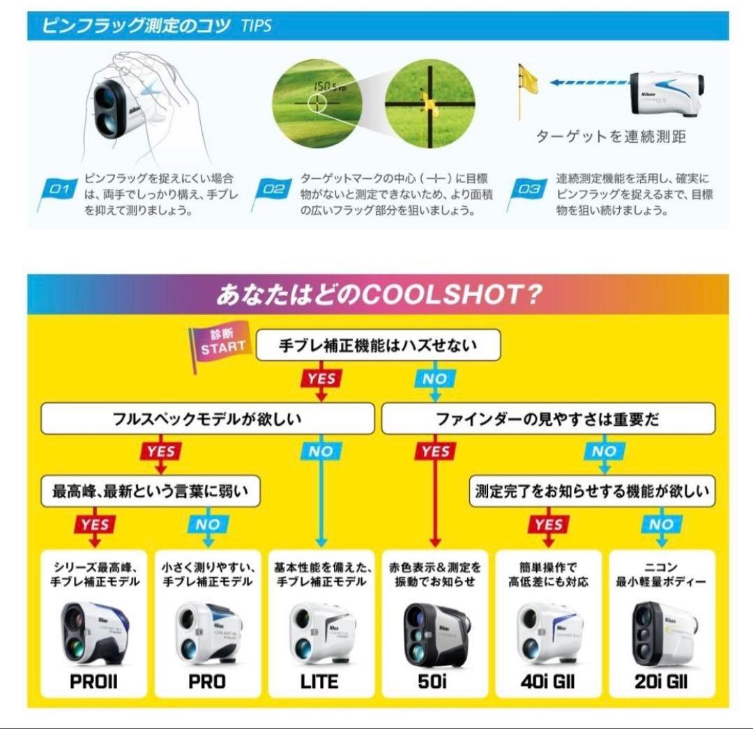 Nikon COOLSHOT 40iG II ゴルフ用距離計