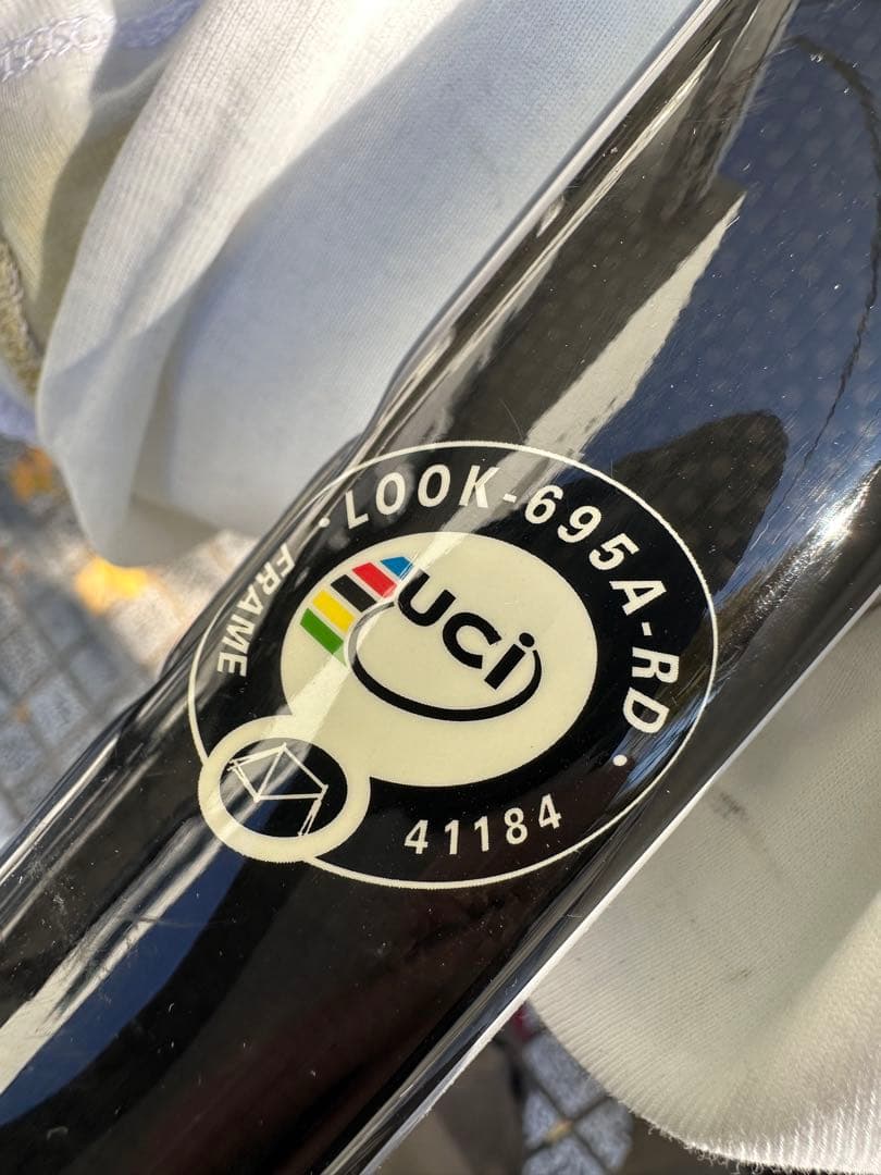 直取り18ok look695 Aerolight ルック フレームセット m