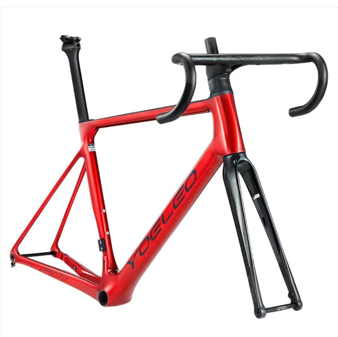 ヨーレオ　R11DB SL フレームセット（ハンドル無し） ルビーレッド