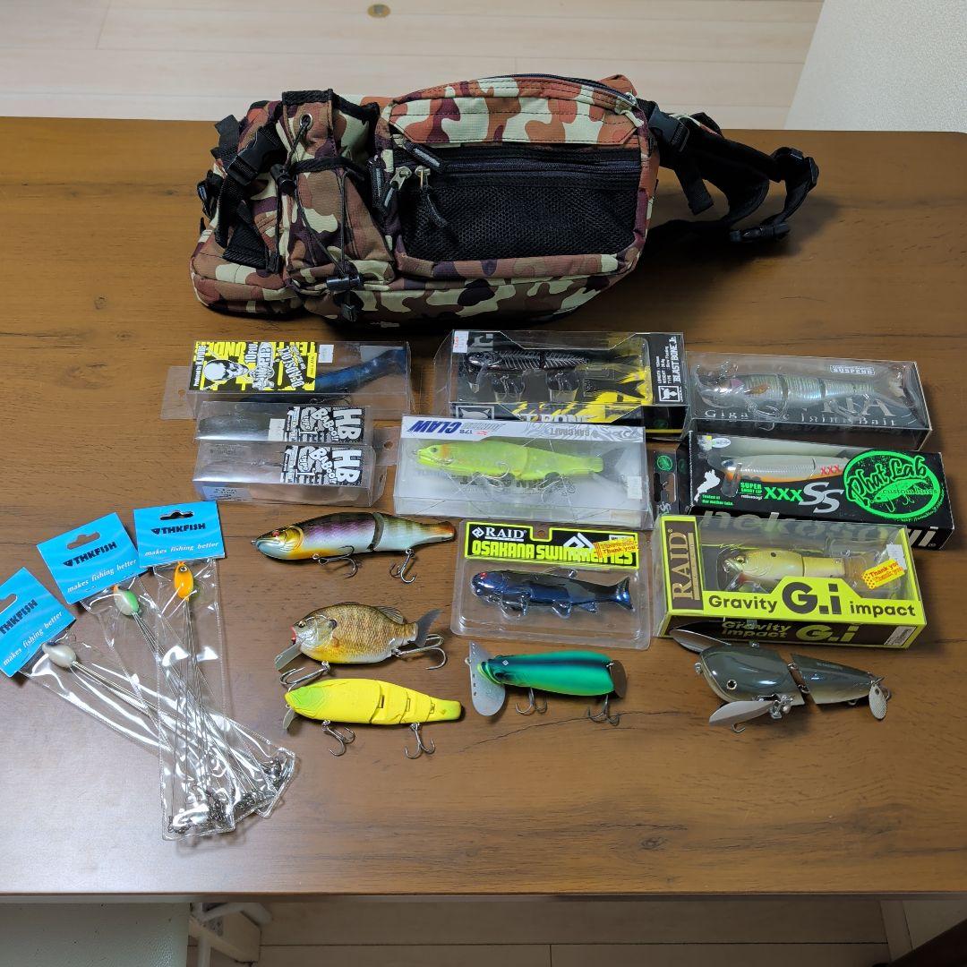 ビッグベイト、羽根モノ、スイムベイト、ショルダー