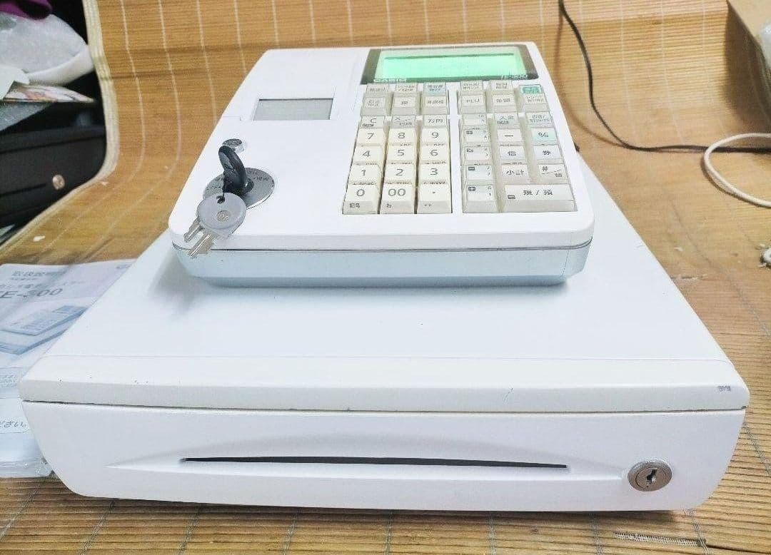 カシオレジスター　TE-300　 設定無料　送料無料人気機種　911788