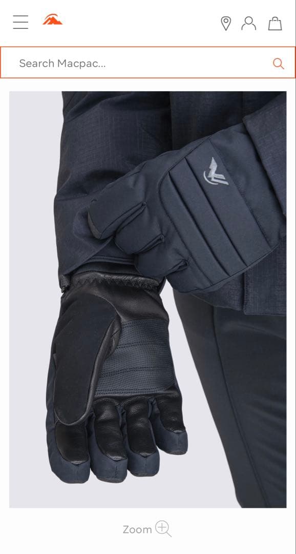 macpac マックパック 手袋 グローブ スキー　スノーボード 裏起毛 XS