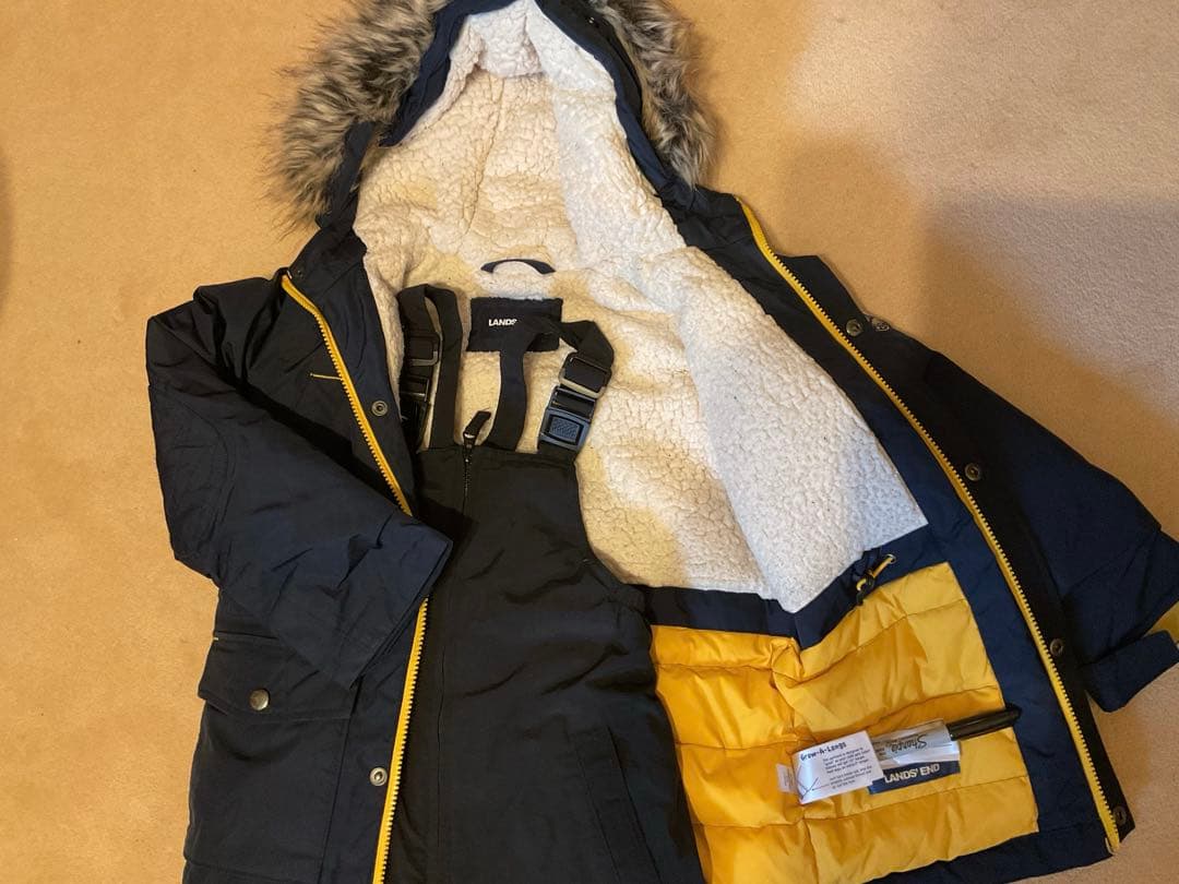 LAND'S END スノーウェア　上下セット　防水　5才　6才　110 120
