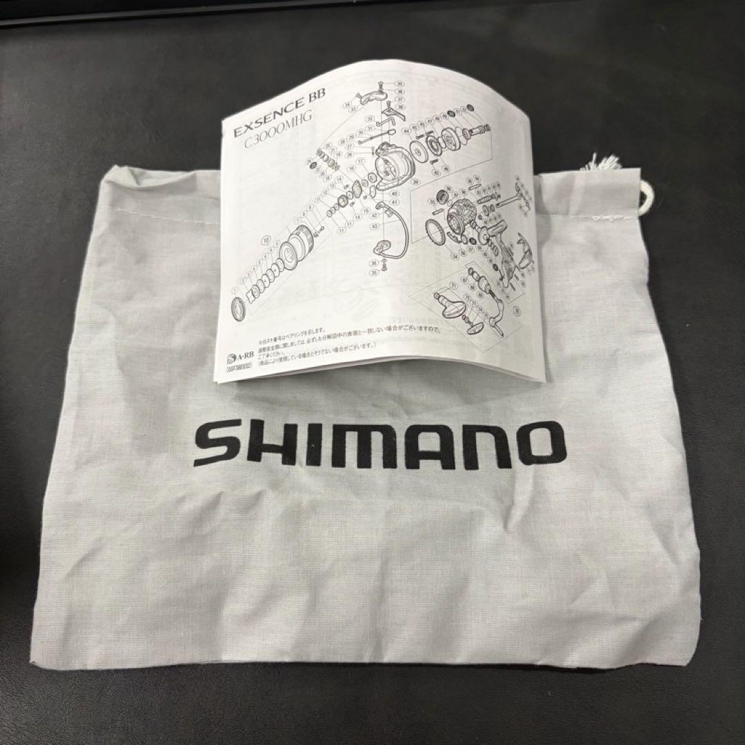 シマノ EXSENCE BB リール C3000MHG 04198 一式 美品