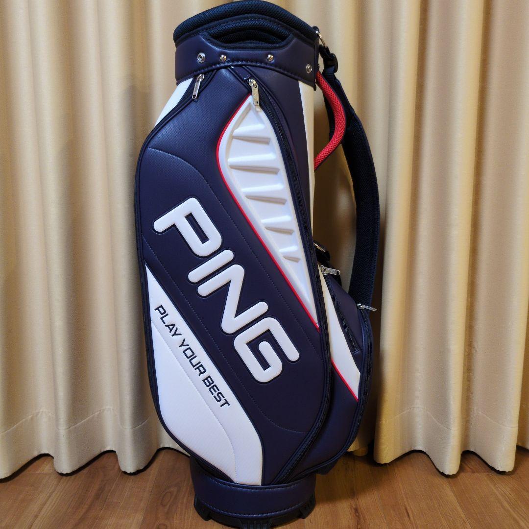 【新品】PING キャディバッグ CB-U2505 ネイビー