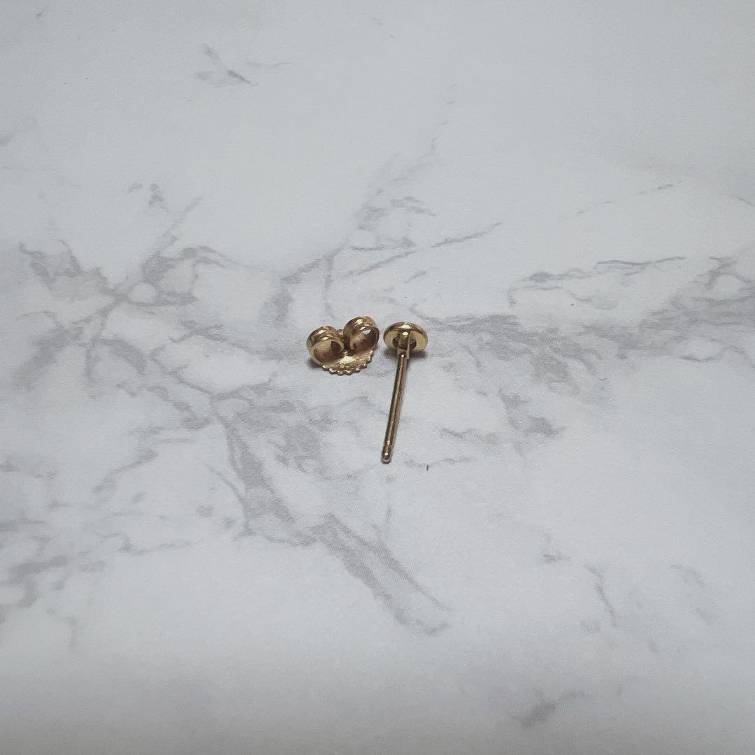 ティファニー バイザヤード ピアス ダイヤ 18K 片耳 イエローゴールド