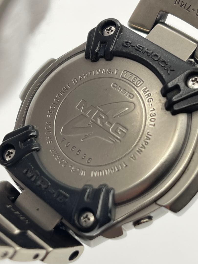 G-SHOCK MRG-130T-1A チタン MR-G ブラックカシオ