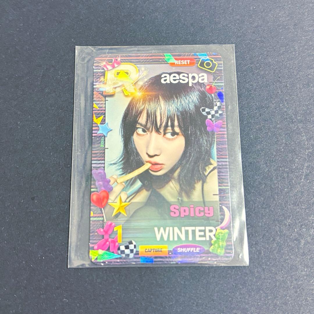 smtジャケット aespa ウィンター スシュエム superstar トレカ