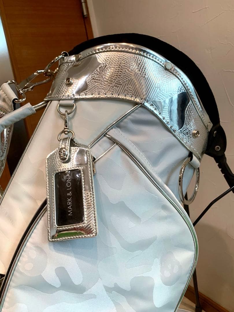 希少　ほぼ未使用　マークアンドロナ　MARK＆LONA パイソン　キャディバッグ