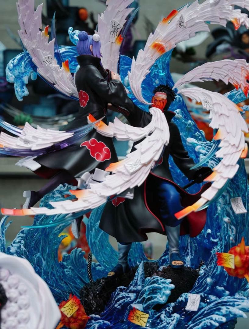 うちはオビトVS小南　フィギュア　ナルト疾風伝　NARUTO　ガレージキット