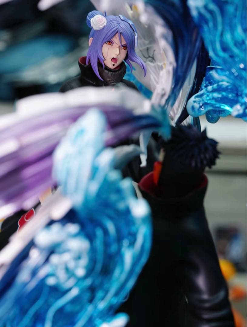 うちはオビトVS小南　フィギュア　ナルト疾風伝　NARUTO　ガレージキット