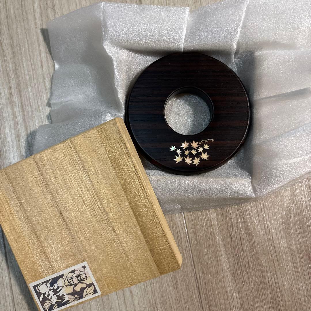 限定品　縞黒檀　剣道　鍔