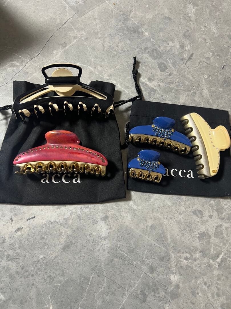 acca ヘアクリップ 5個セット