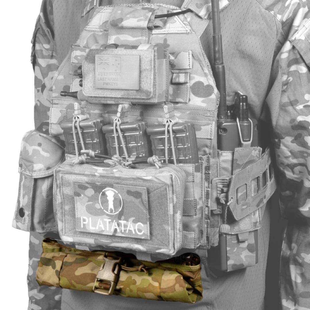 Platatac ASAD クリップアップ モジュラー ダンプポーチ マルチカム