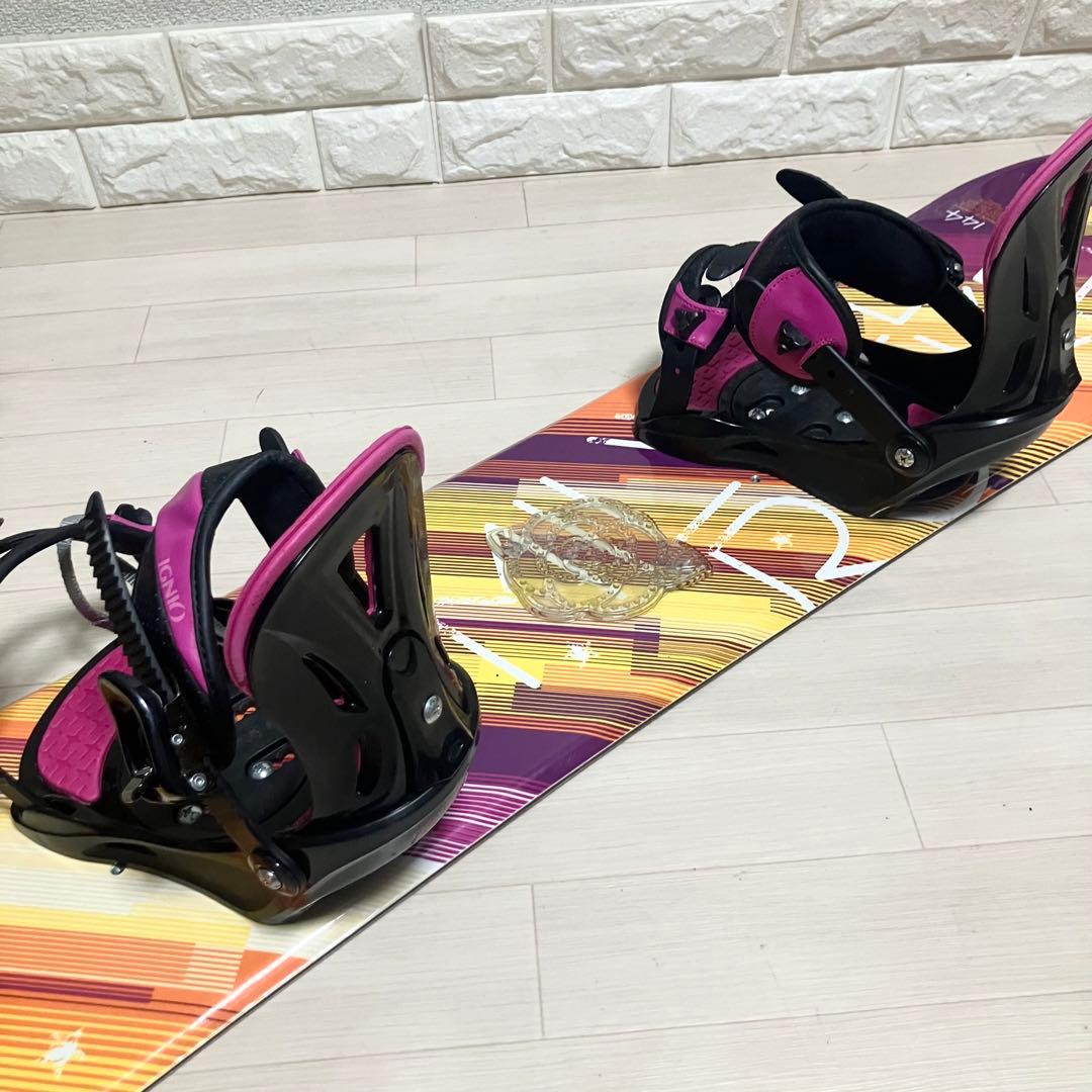 カバー付/IGNIO MILWEL ROCKERイグニオ スノーボード144