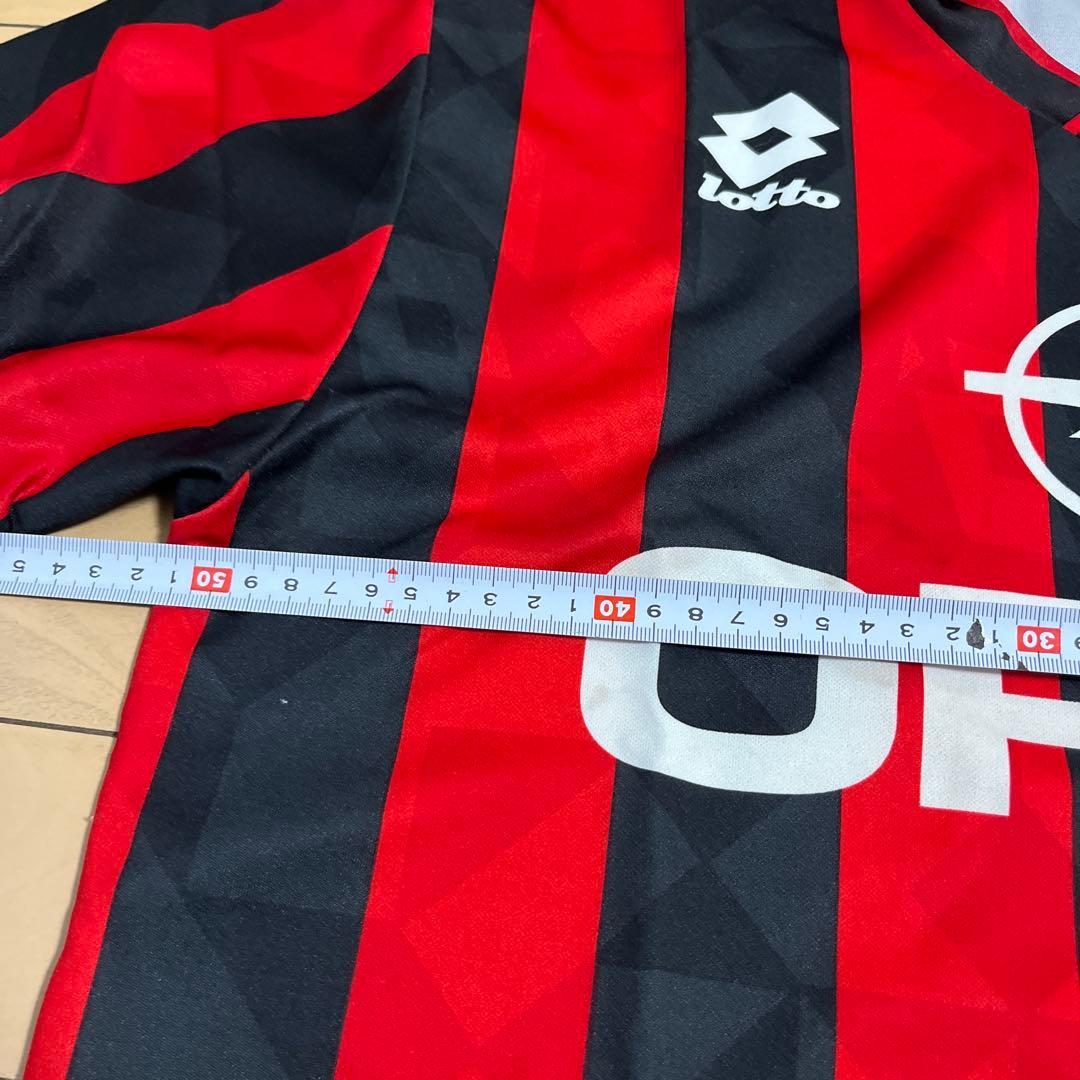 90sACミランユニフォームLotto製OPELスポンサー95-96ホームシャツ