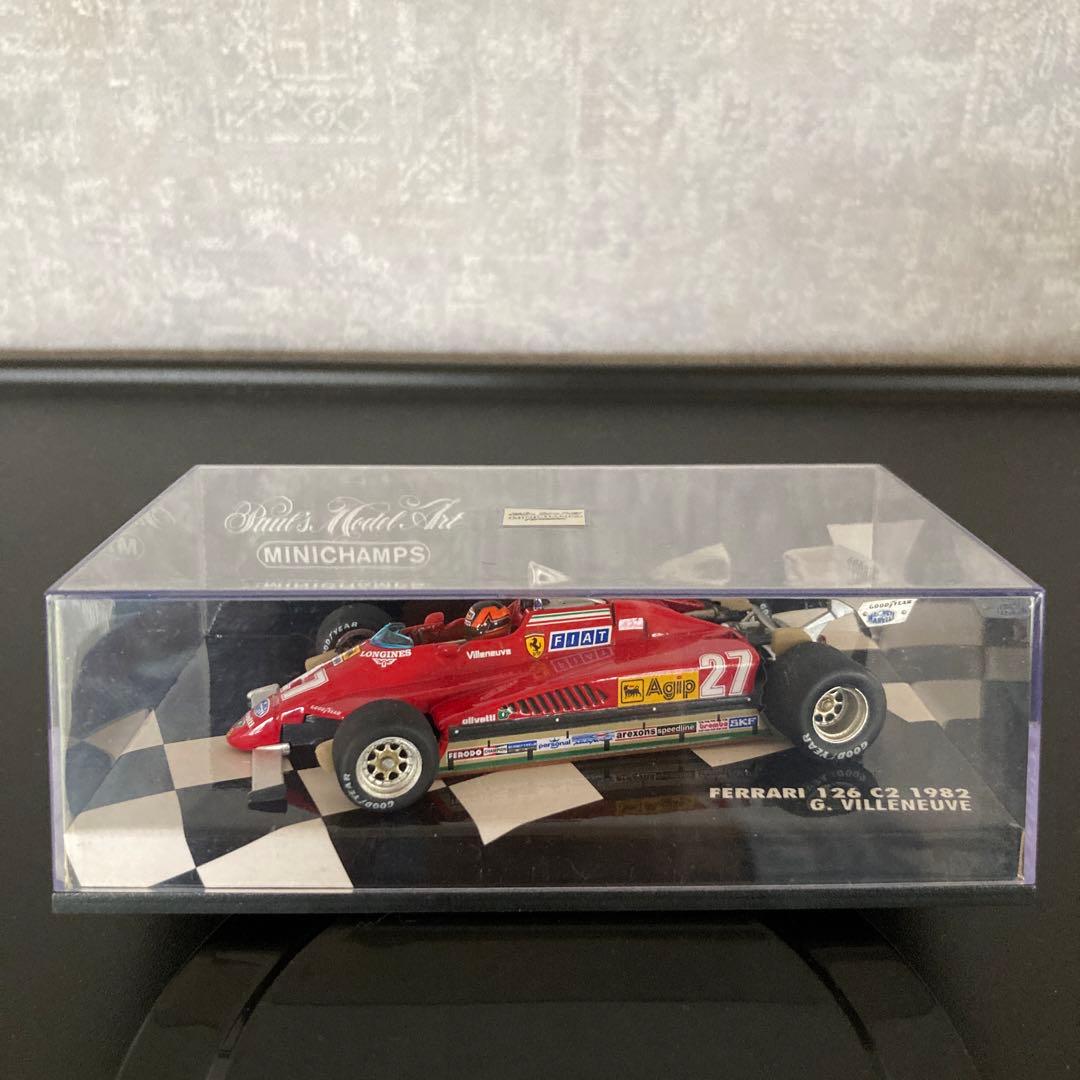 ミニチャンプス F1 フェラーリ 126C ビル ジルヌーブ