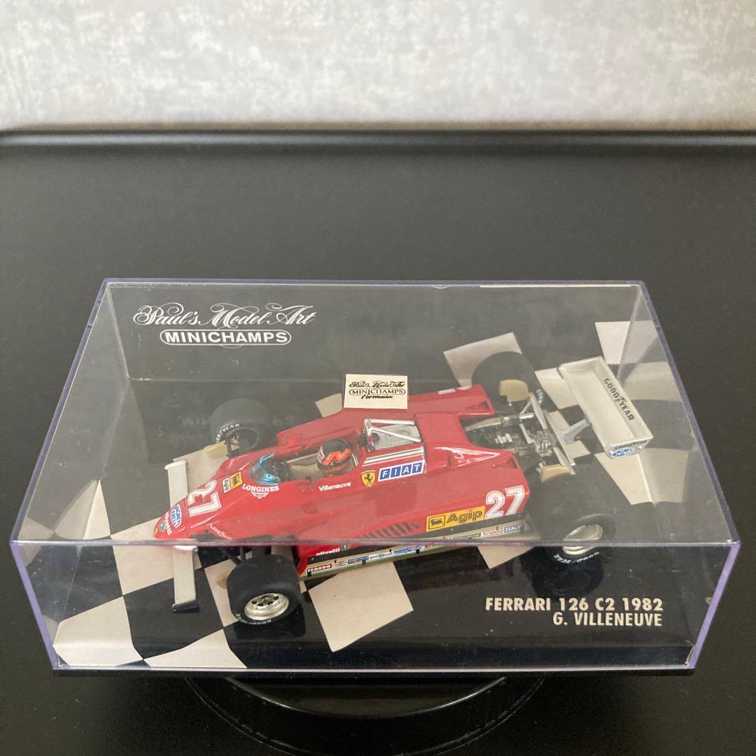 ミニチャンプス F1 フェラーリ 126C ビル ジルヌーブ