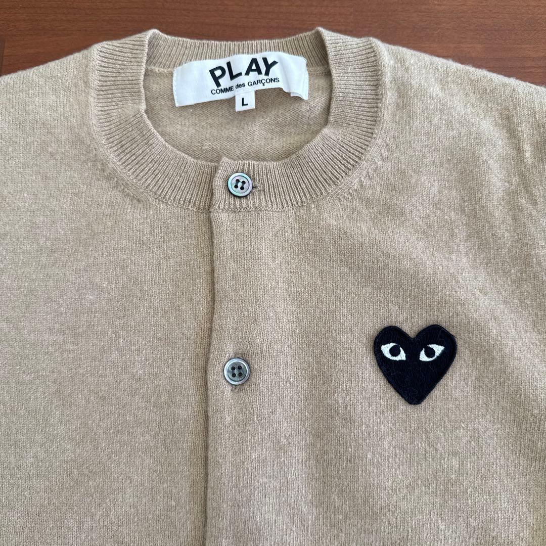 PLAY Comme des Garçons ★ベージュカーディガン★