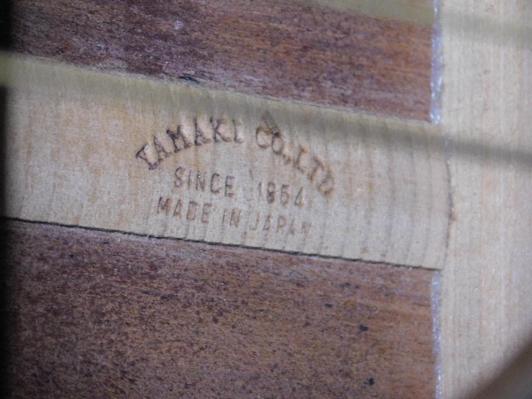 Yamaki YW-35 アコースティックギター　白濁あるも音は健在　キズ少ない