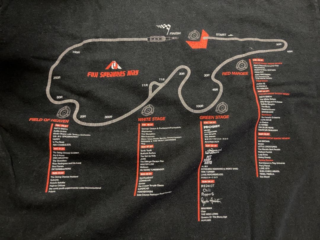 フジロックフェスティバル 2002 Tシャツ Lサイズ黒