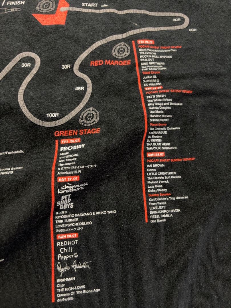 フジロックフェスティバル 2002 Tシャツ Lサイズ黒