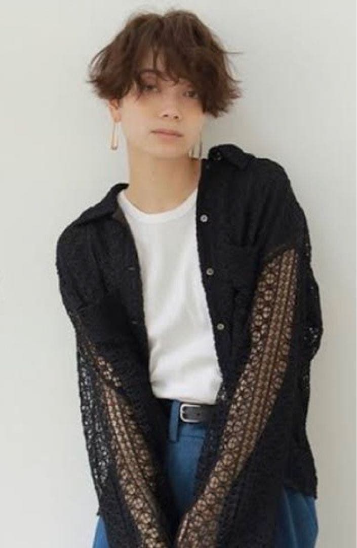 ETRE TOKYO レーシーショートシャツ