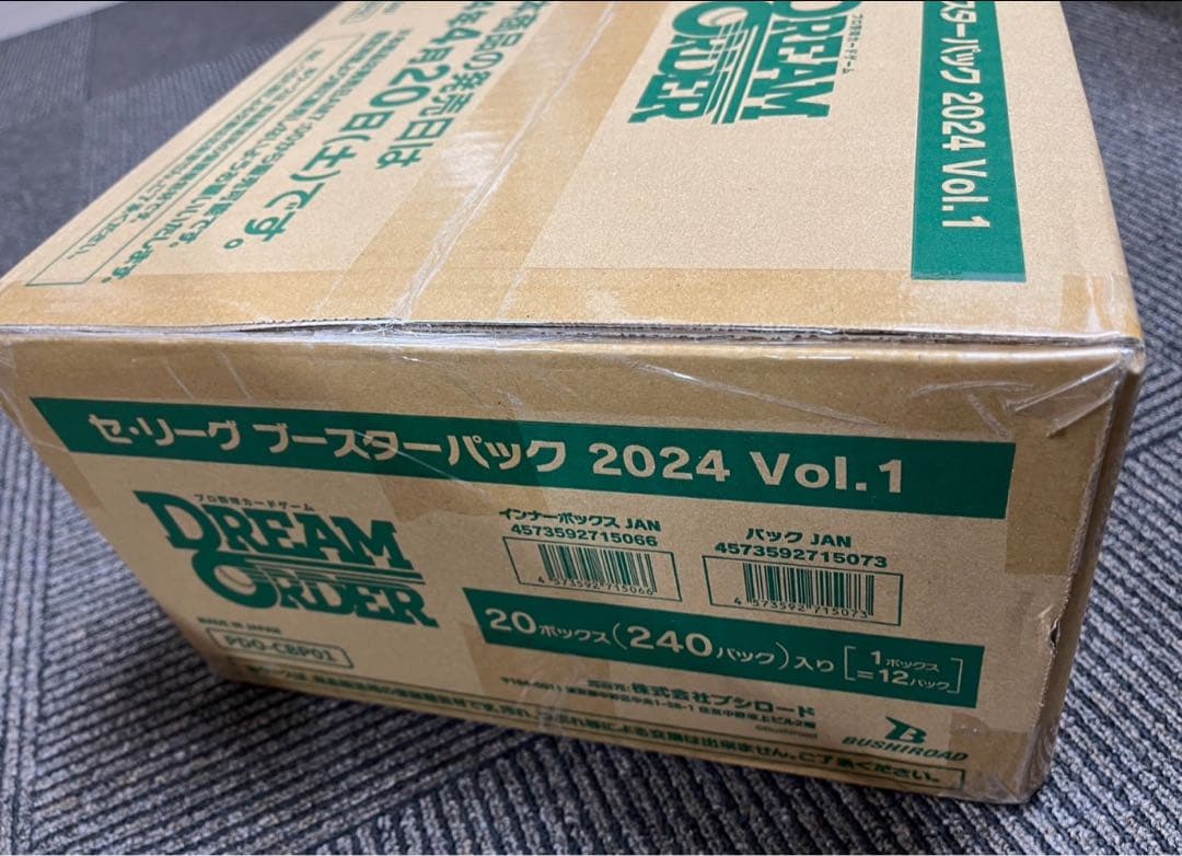 プロ野球カードゲーム DREAM ORDER セ・リーグ 1カートン未開封