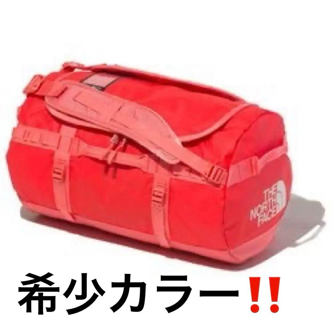 希少カラーTHE NORTH FACEボストンバッグ50Lリュック　レイジレッド