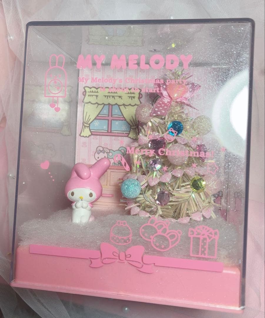 マイメロ クリスマス ジオラマ 希少