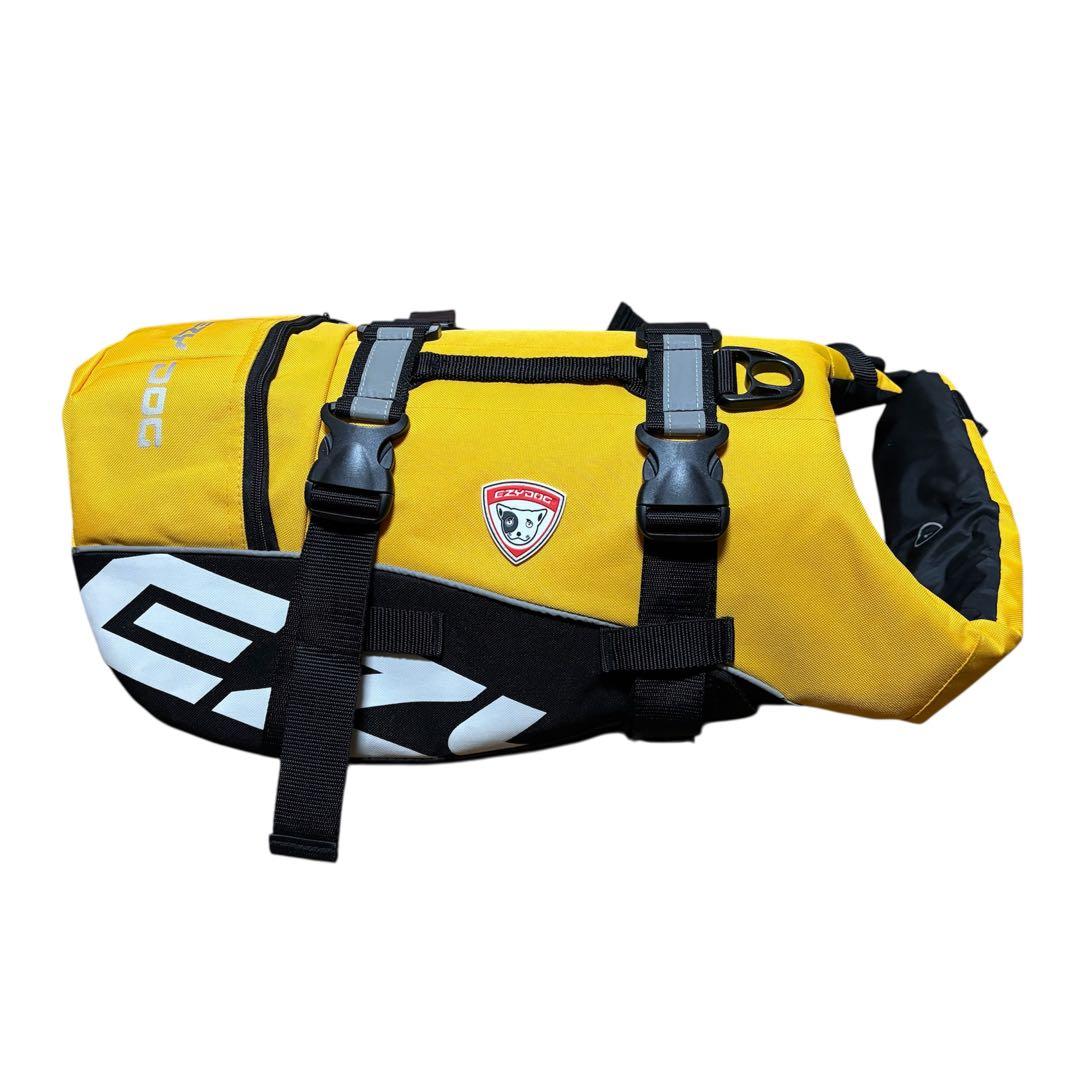 【未使用】イージードック ライフジャケット EZY DOG Lサイズ イエロー