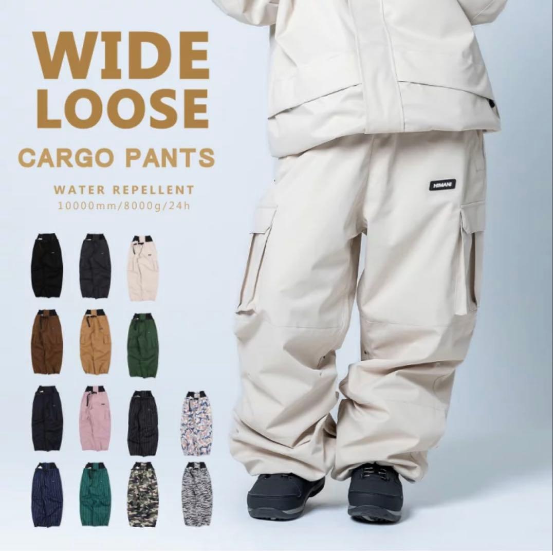 HIMANI スノーボード用カーゴパンツ M ユニセックス snj-470-c