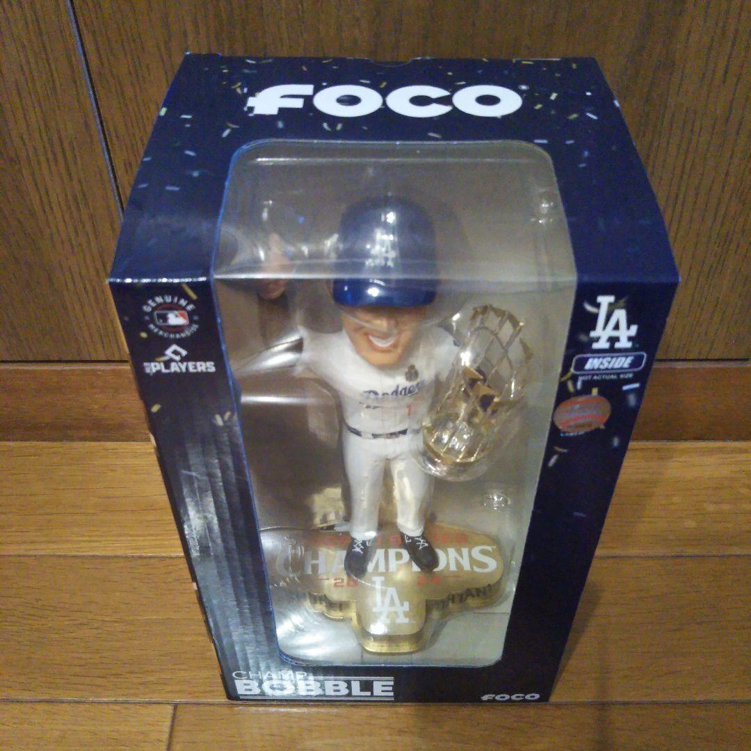 【新品】大谷翔平　2024WSチャンピオン ボブルヘッド　金台座！
