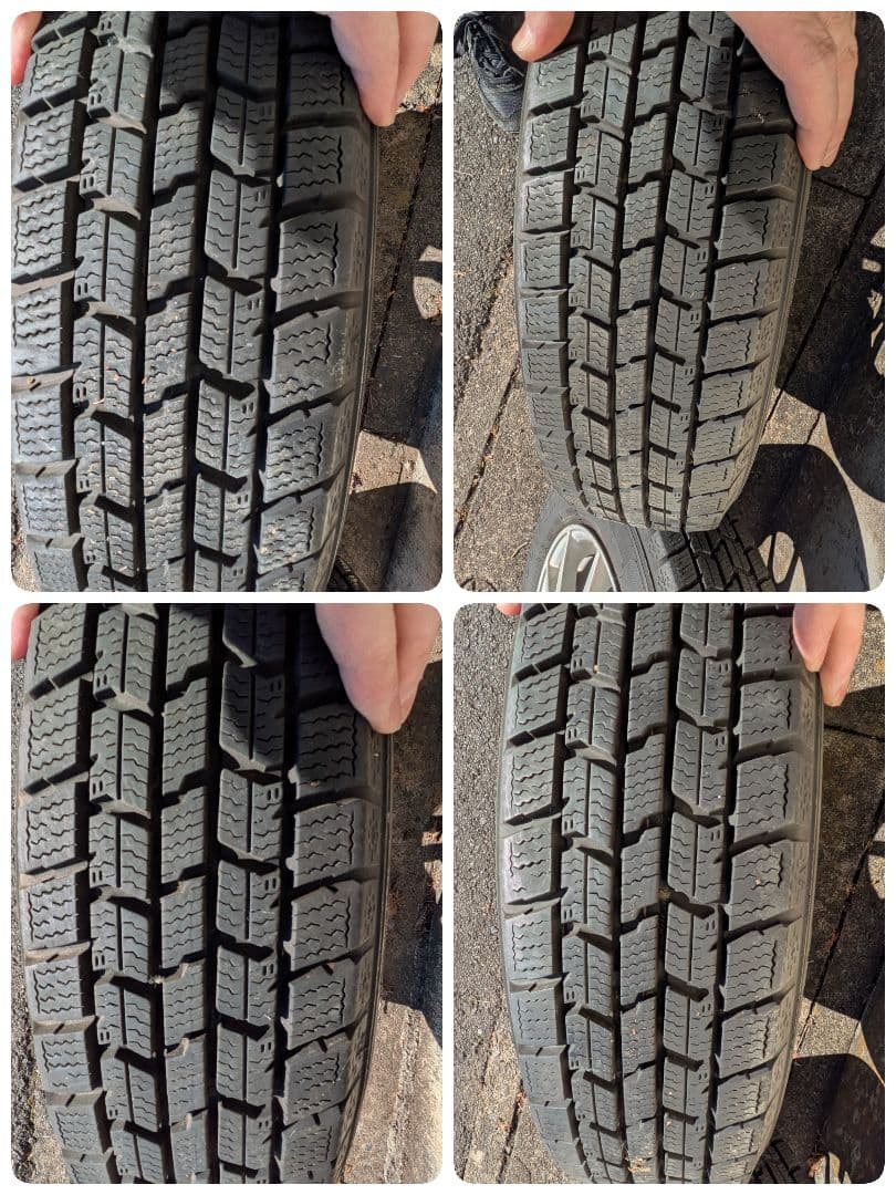 145/80 R13 75Q スタッドレスタイヤ&アルミホイールセット４本