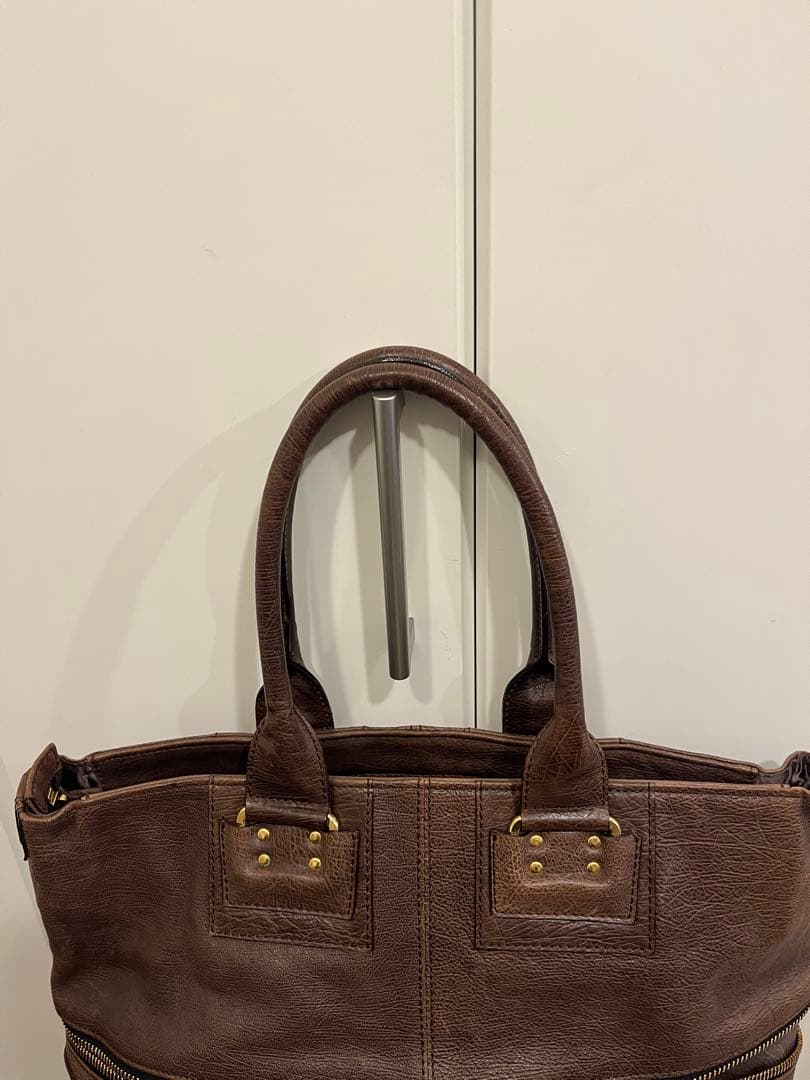 vintage brown leather bag y2k グランジ