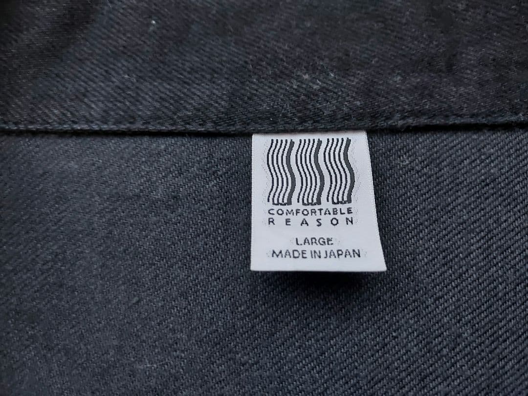 トップス comfortable reason BLACK DENIM JACKET